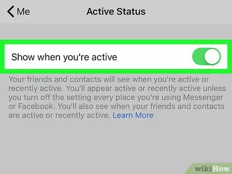 Imagen titulada Hide "Active Now" on Facebook Messenger Step 4